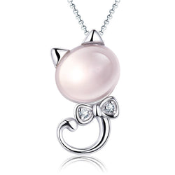 CAT PEARL NECKLACE CAT PEARL NECKLACE CAT PEARL NECKLACE