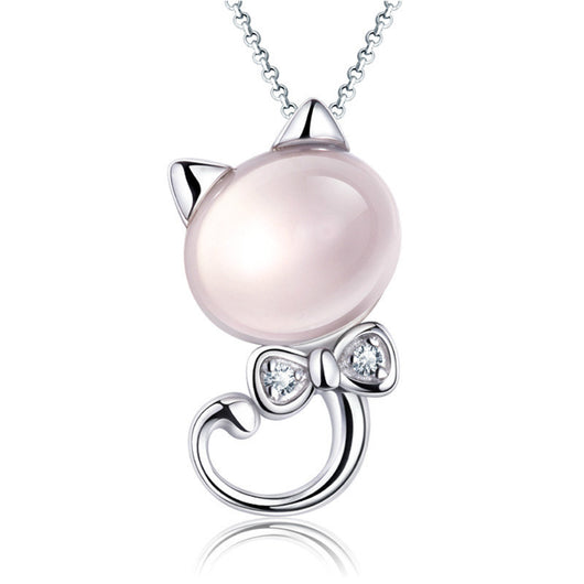 CAT PEARL NECKLACE CAT PEARL NECKLACE CAT PEARL NECKLACE